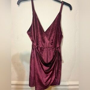 Burgundy Ribbed Romper | NEVER WORN